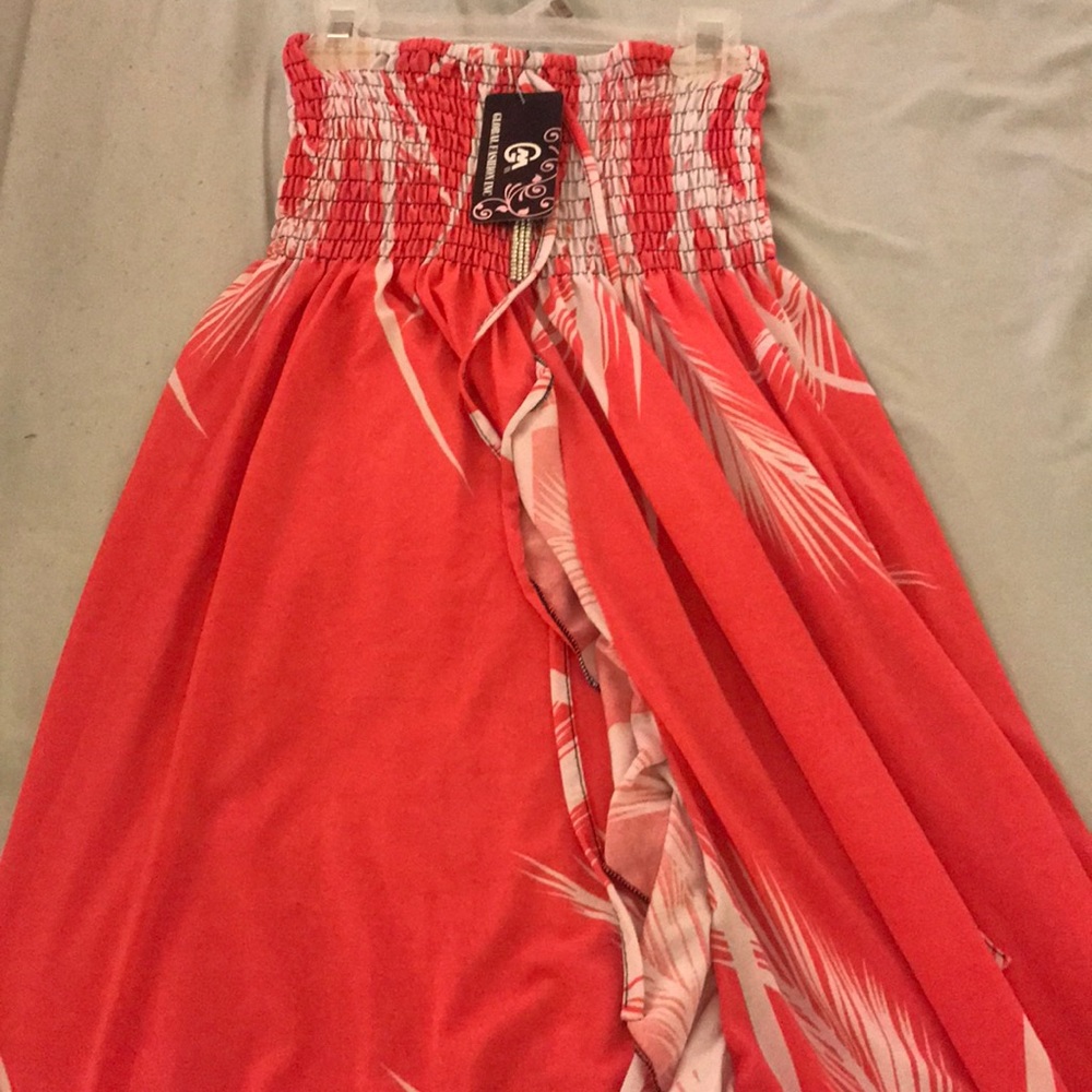 coral dress